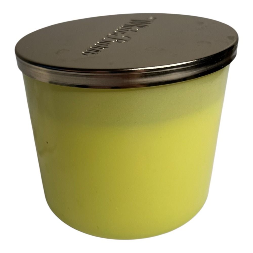 White Barn Bath & Body Works Pineapple Mango 3 Wick Scented Candle  14.5 oz lid - Picture 8 of 9